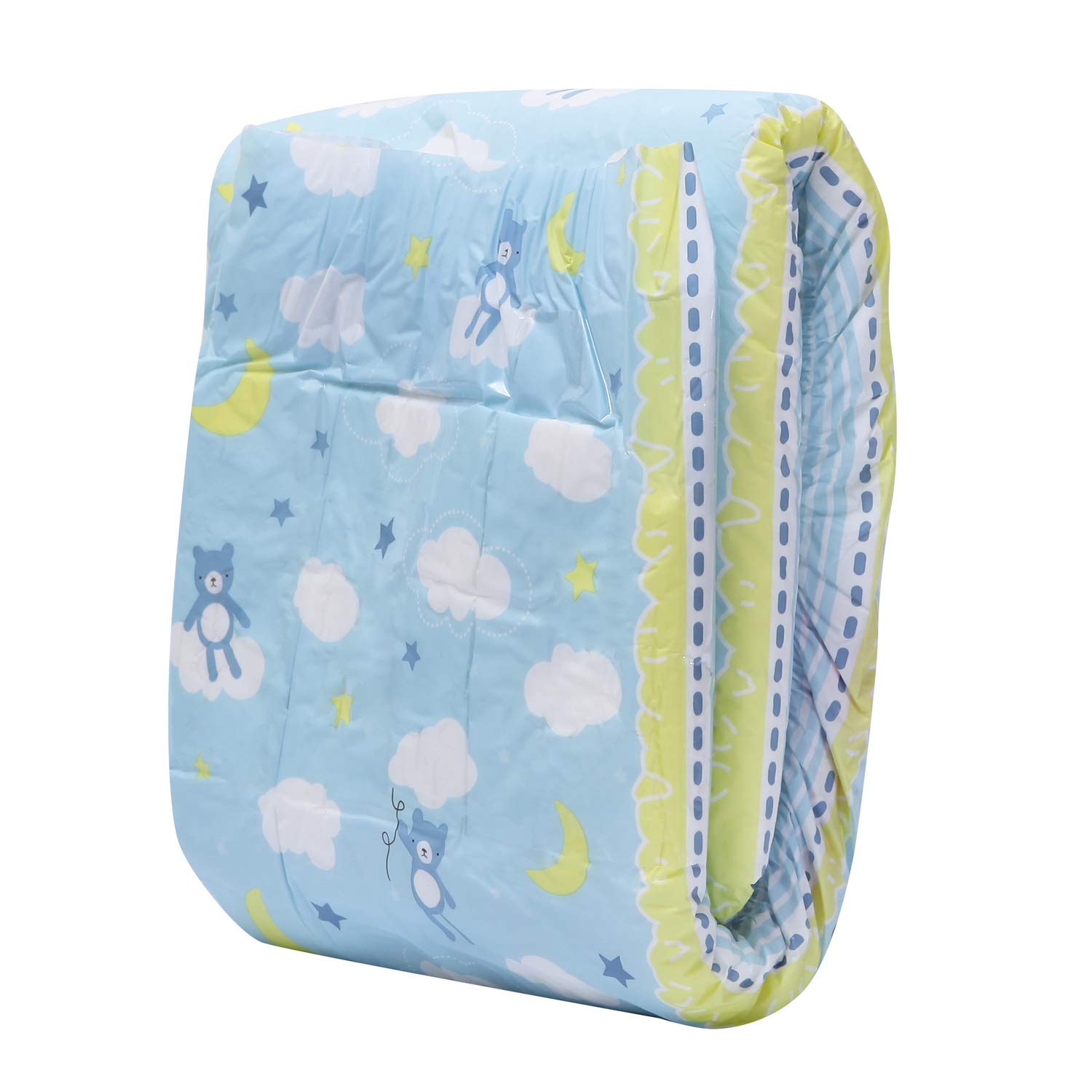 Littleforbig Adult Printed Diaper 40 Pieces (4 Packs) - Little Dreamers (Medium 28"-38") - Image 5