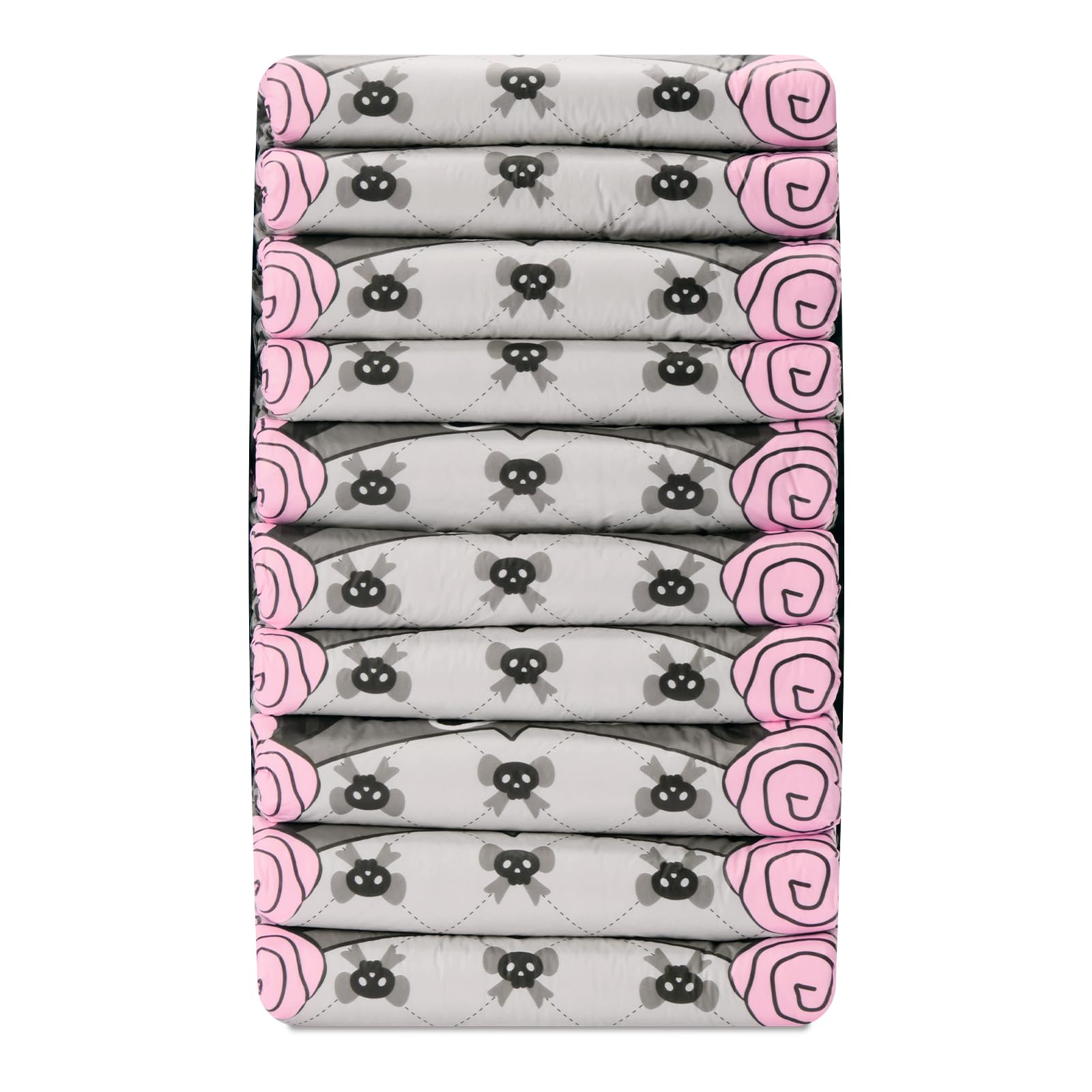 Littleforbig Ultra Absorbent 7000 mL Adult Printed Diaper 40 Pieces (4 Packs) - Goth Brat (Medium 28"-38") - Image 8