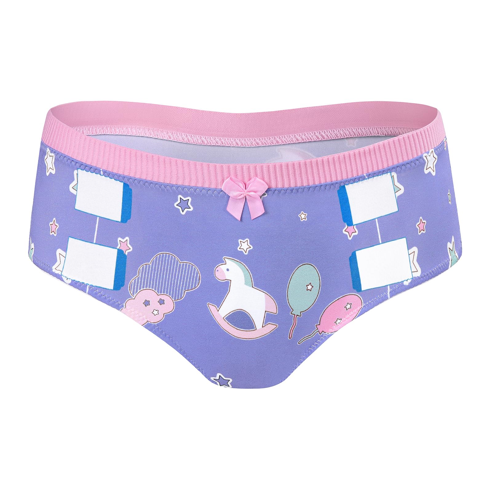Littleforbig Women's Ladies Soft Silky Underwear Comfortable Hipster Briefs Babydoll Little Fantasy 'Oopsie' Potty Pants - Image 6