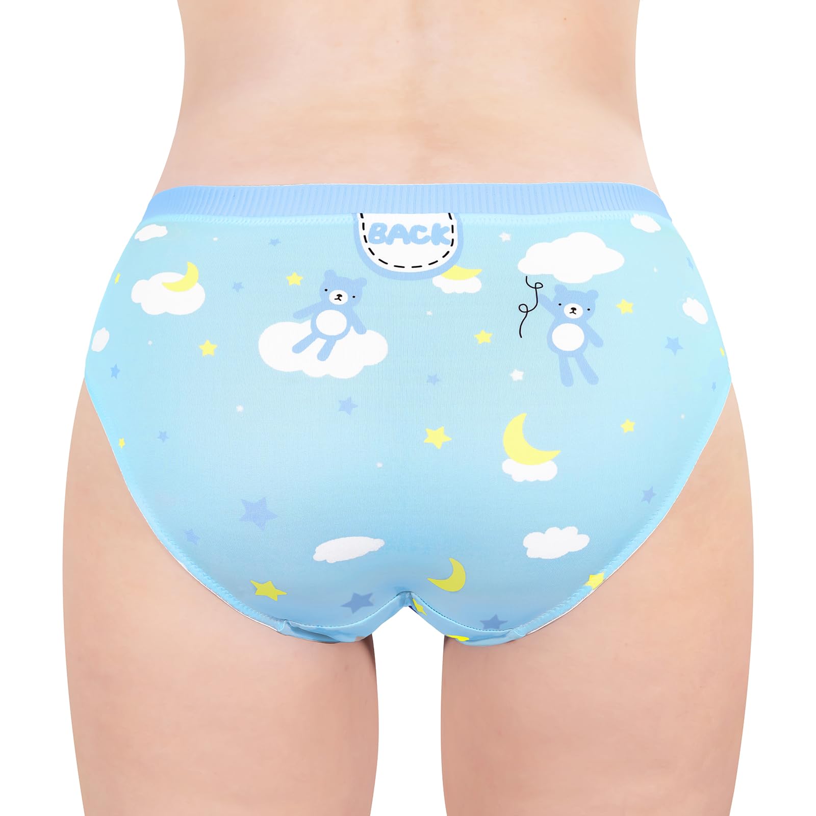 Littleforbig Women's Silky Soft Underwear Hipster Briefs Babydoll Little Dreamers 'Oopsie' Potty Pants - Image 3